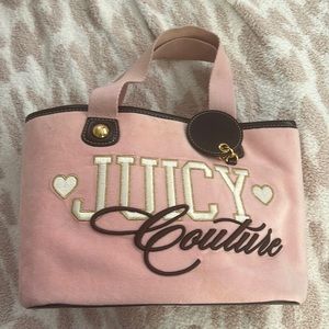 Juicy Couture Girls Purse Pink Brown Gold